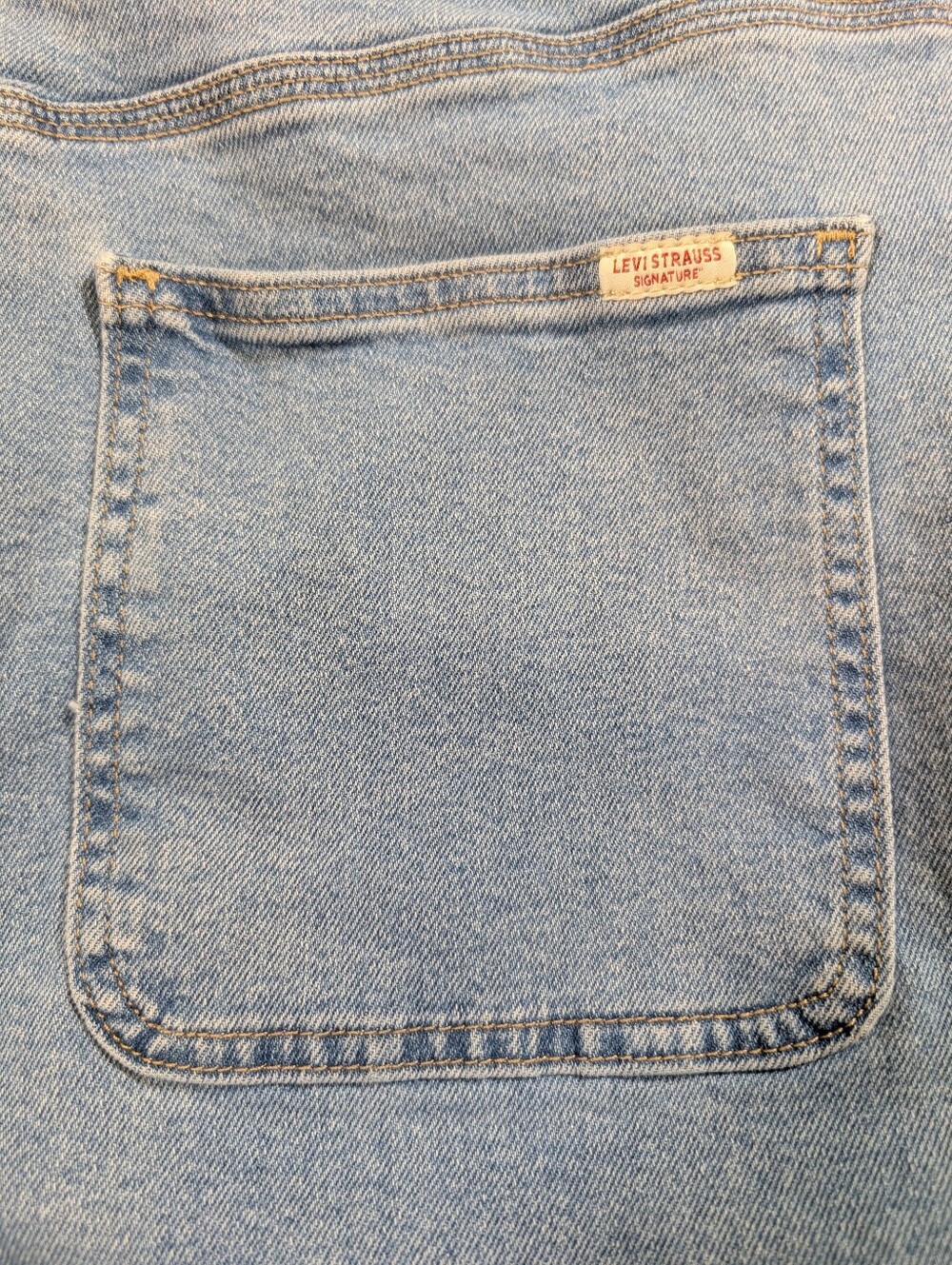 Levi Strauss Signature Heritage High Rise Loose Straight Jeans Size 14 W32 - Picture 8 of 9